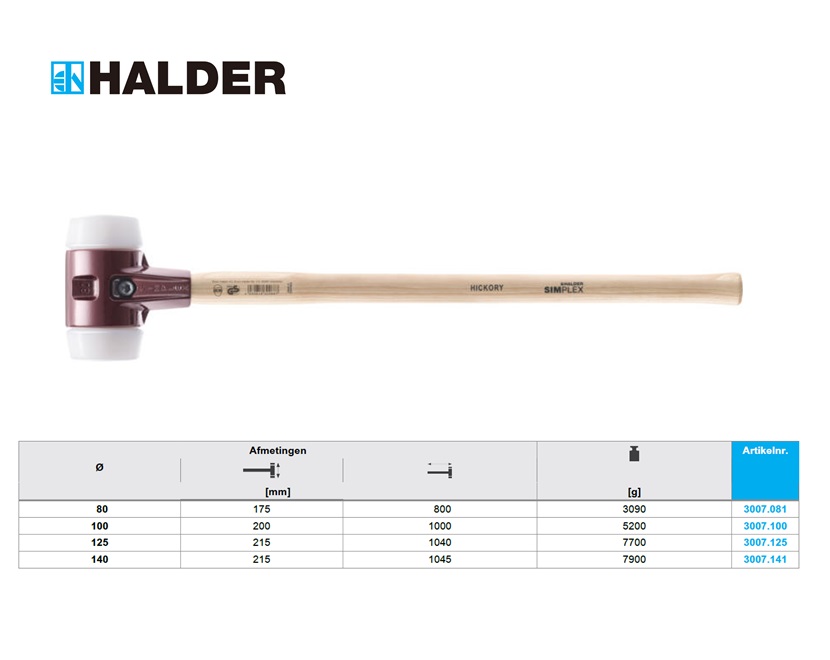SIMPLEX Voorhamer 80mm 3240g