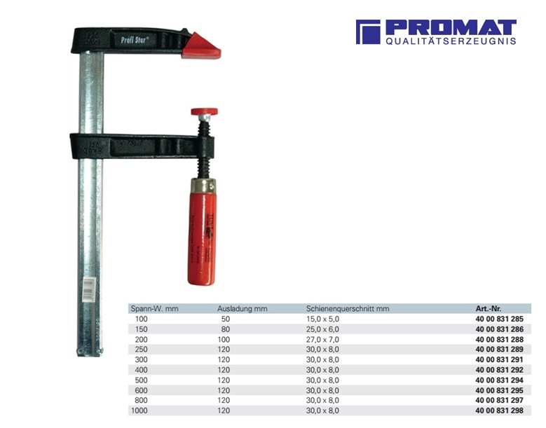 Lijmklem TG 1000x120 mm - Promat | DKMTools - DKM Tools
