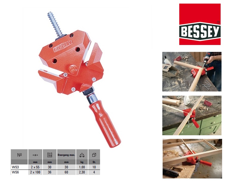 Bessey Hoekspanner 2x55x46mm
