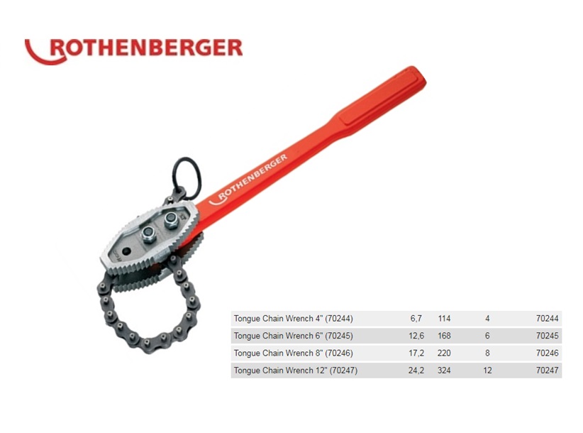 Kettingbuistang L.690 mm 2 1/2