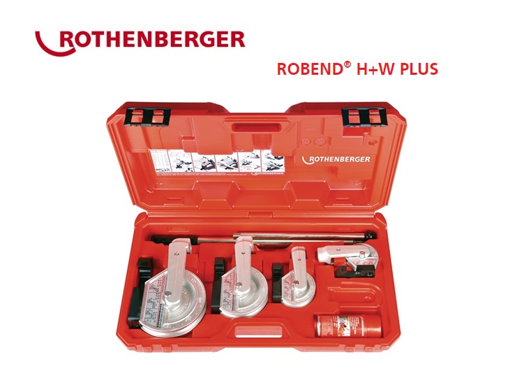 Rothenberger robend h+w plus buigtangenset 12/15/18/22 mm
