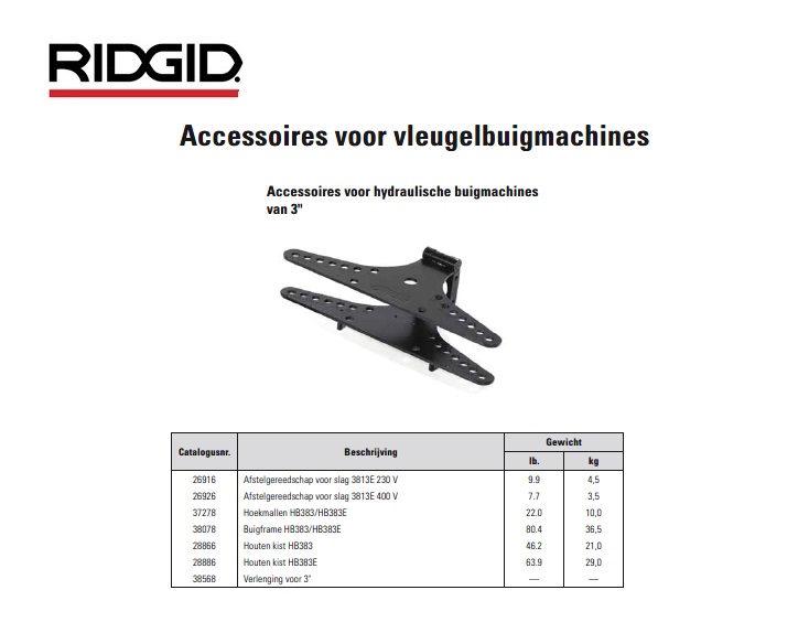 Hoekmallen HB383/HB383E