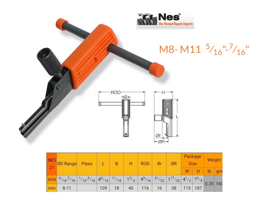 Binnen schroefdraad herstelgereedschap 16-20mm NES 23 | DKMTools - DKM Tools