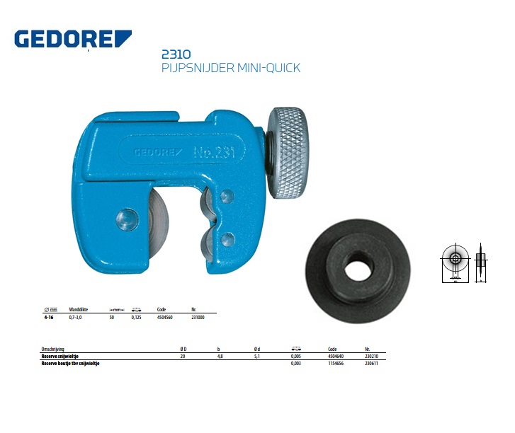 Reserve snijwieltje tbv rvs-pijp 32x9,9x6,1 mm | DKMTools - DKM Tools