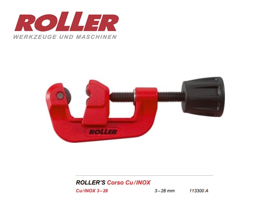 Pijpsnijder Corso Cu-Inox 3-28mm 
			Roller 113300