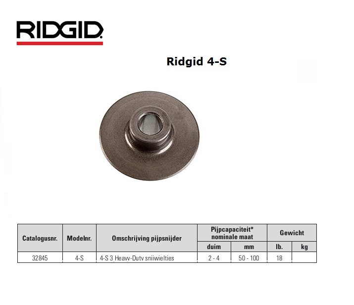 4-S 3 Heavy-Duty snijwieltjes