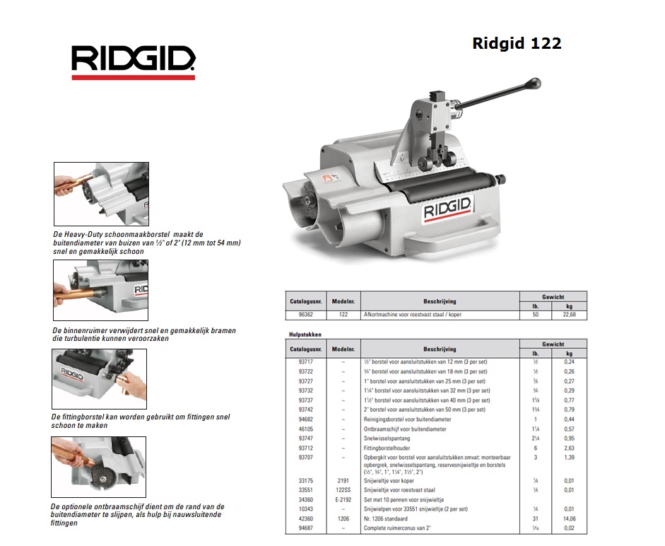 Ridgid 1206 Standaard voor 300 aandrijfmachine | DKMTools - DKM Tools