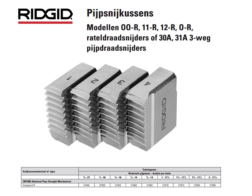 Ridgid 12R Pijpsnijkussen 1/8 NPSM