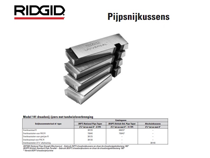 Pijpsnijkussen 141 BSPT HS