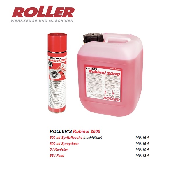 Roller Rubinol 2000 Snijolie 5 ltr