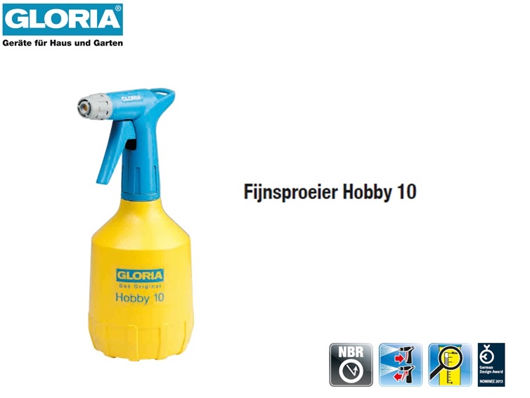 Fijnsproeier Gloria Hobby 10 - 1 liter