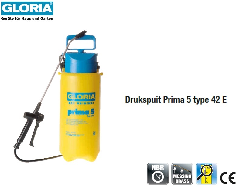 Drukspuit Gloria Prima 5 Comfort - 5 liter | DKMTools - DKM Tools