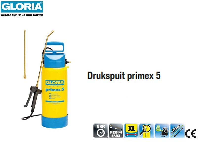 Drukspuit Gloria Prima 3 - 3 liter | DKMTools - DKM Tools