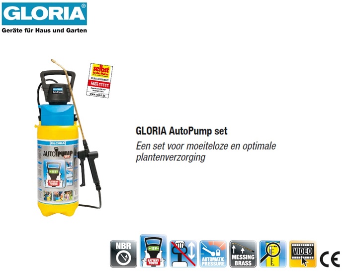 Gloria Drukspuit Gloria AutoPump Easy Spray - 5 liter