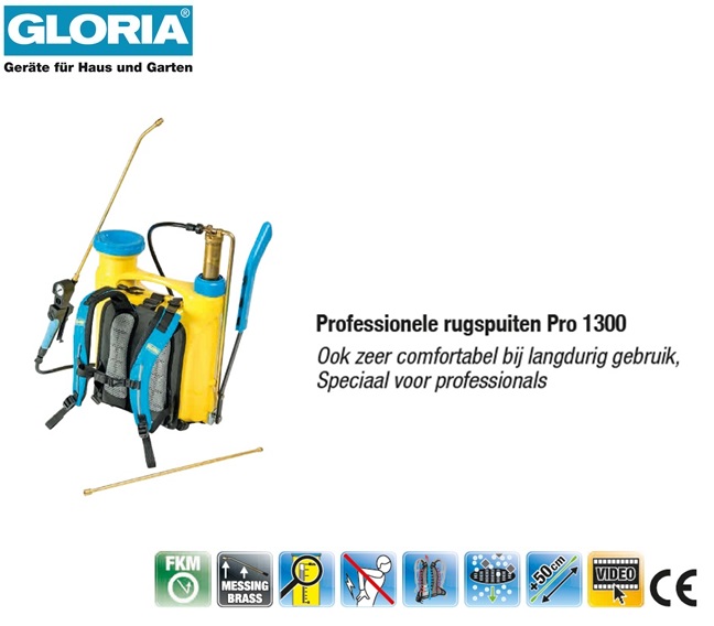 Gloria Rugspuit Kunststof Hobby 1800 - 18 liter | DKMTools - DKM Tools