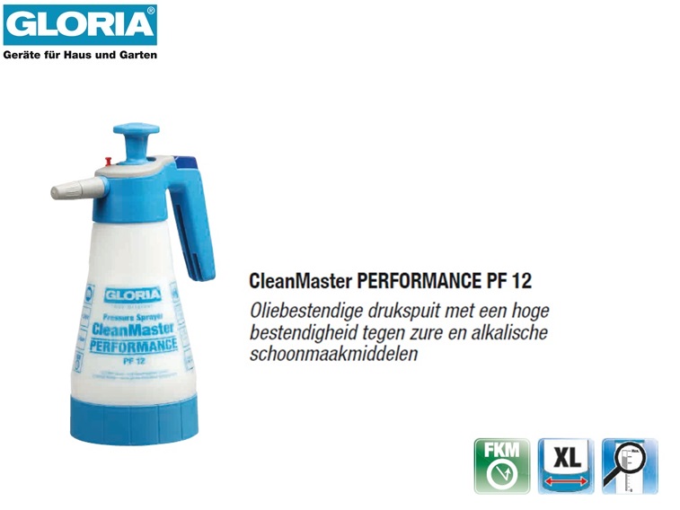 Gloria CleanMaster PERFORMANCE PF 12 - 1¼ liter Viton