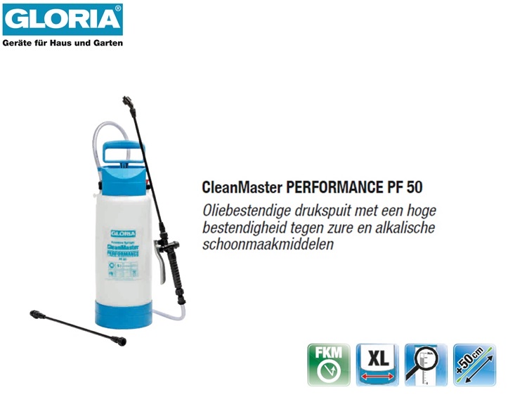 Gloria CleanMaster PERFORMANCE PF 50 - 5 liter Viton