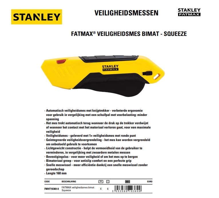 FatMax Veiligheidsmes TriSlide Bimat | DKMTools - DKM Tools