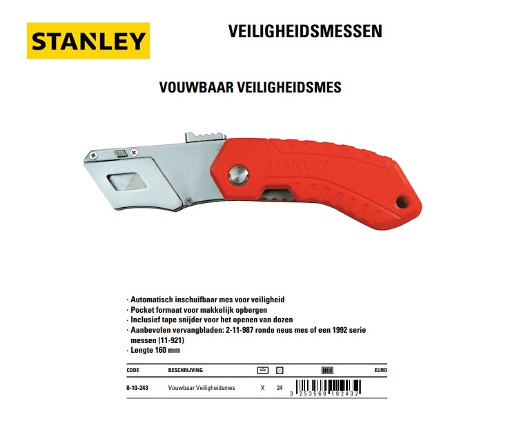 Vouwbaar Veiligheidsmes