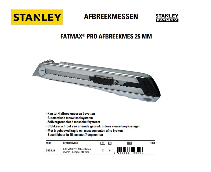 FatMax Pro Afbreekmes 25mm