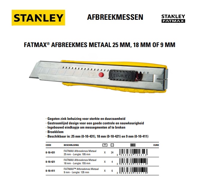 FatMax Afbreekmes Metaal 25mm