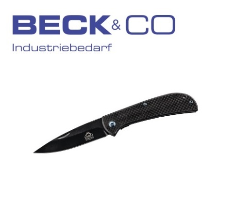 Zakmes Greeplengte 113 mm Lemmetlengte 90 mm Open lengte 203 mm roestvrij PUMA TEC carbon handvat