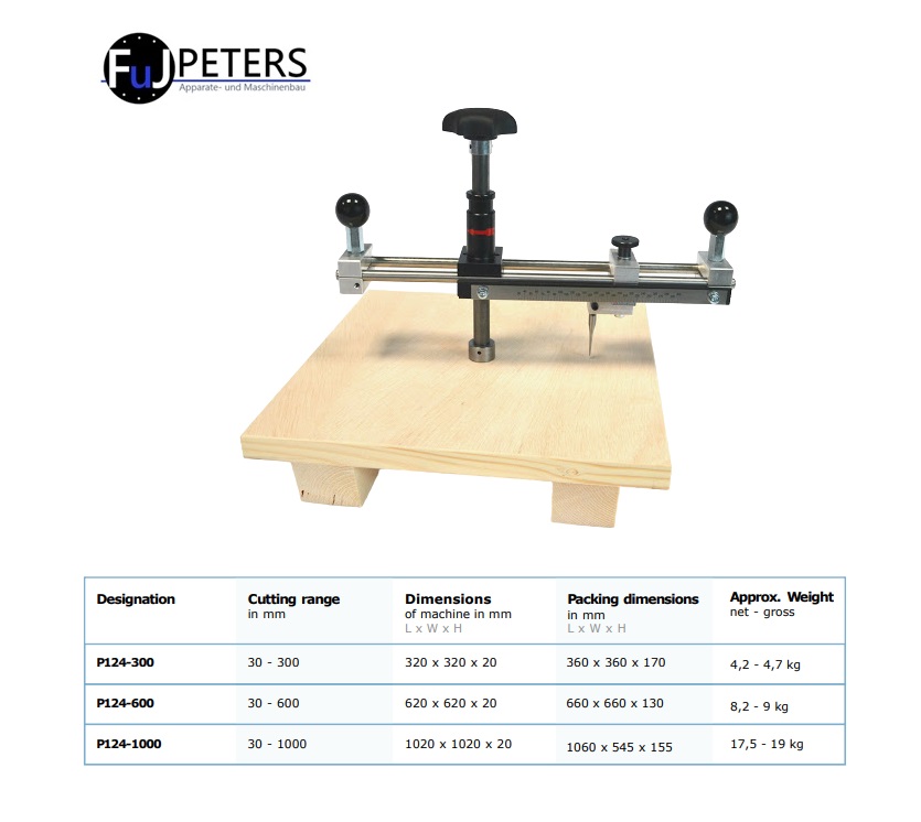 Pakkingsnijder  30-300 JOPA P124-300