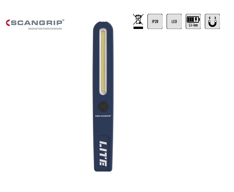 Scangrip Stick Lite M LED-accuhandlamp 3,7 V 1800 mAh 30-300 LM