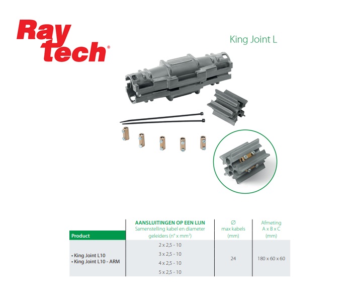 Verbindingsmof King Joint L10 recht