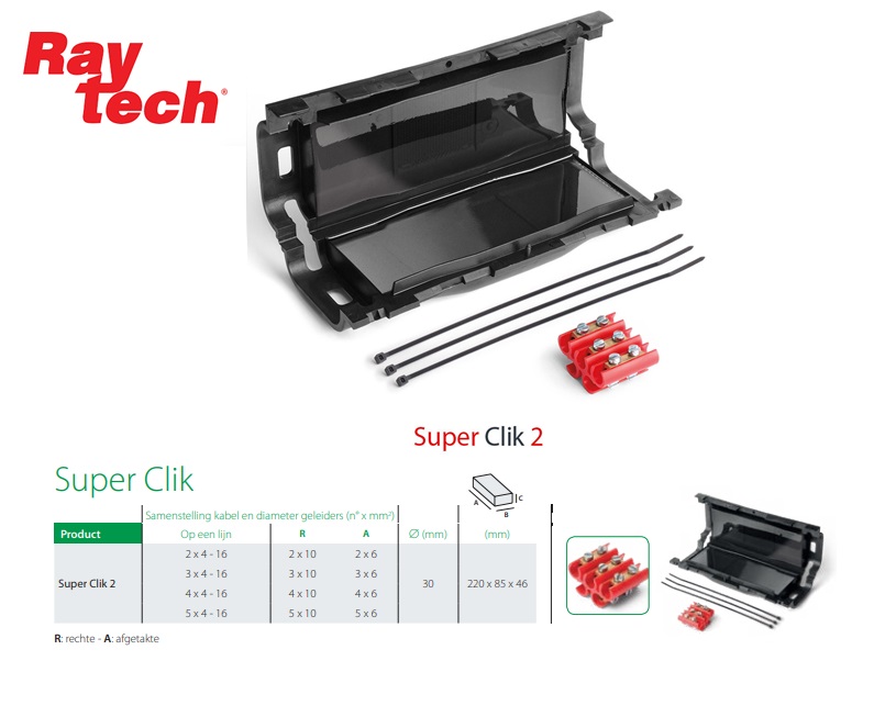 Verbindingsmof Super Clik 3 4x25qmm connector | DKMTools - DKM Tools