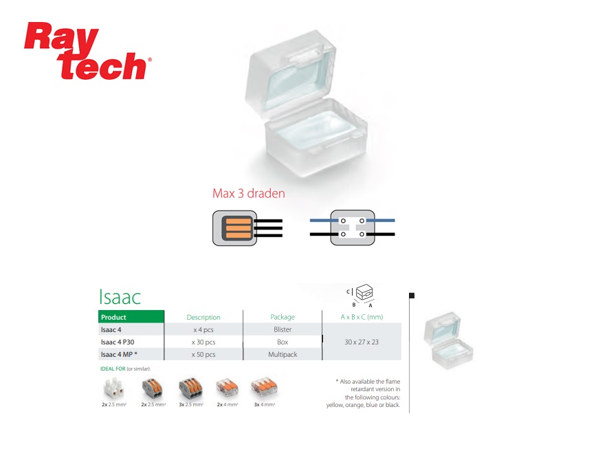 Gel Box ISAAC max 3x4,0 (4 st)