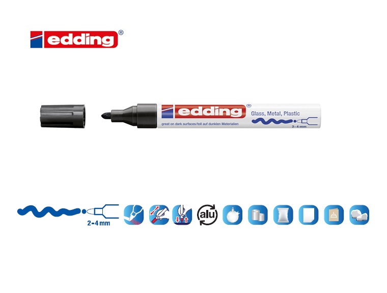 Edding 750 glanslakmarker lichtblauw | DKMTools - DKM Tools