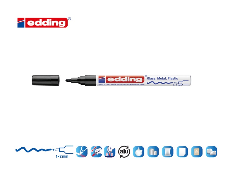 Edding 751 glanslakmarker pastelblauw | DKMTools - DKM Tools