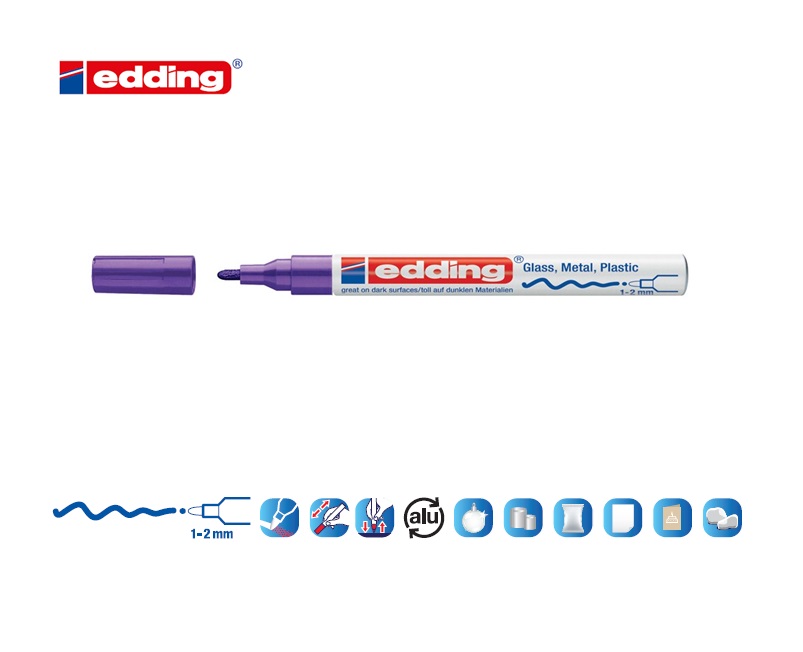 Edding 751 glanslakmarker violet
