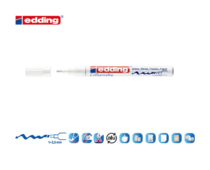 Edding 753 glanslakmarker kalligrafie zwart | DKMTools - DKM Tools