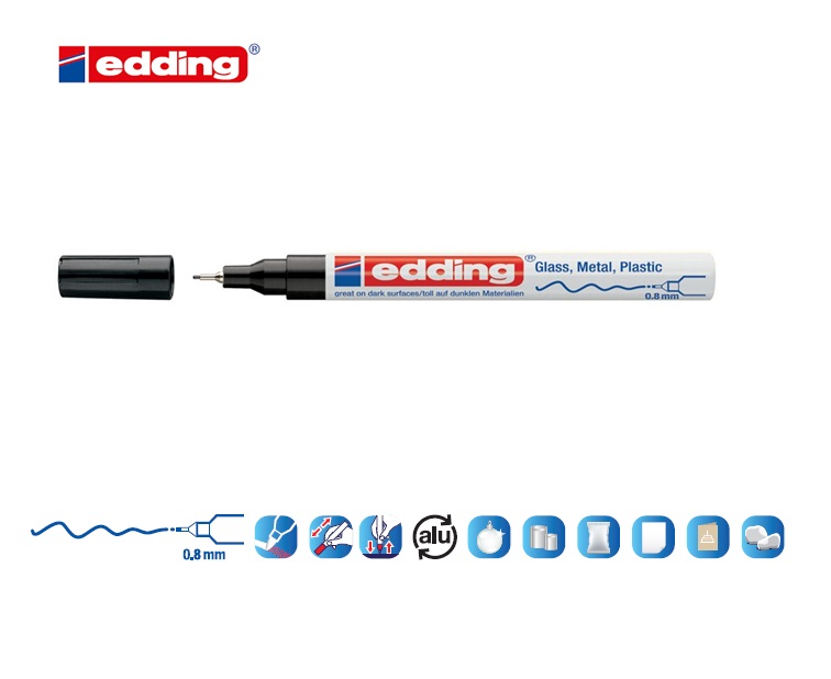 Edding 780 glanslakmarker rood | DKMTools - DKM Tools