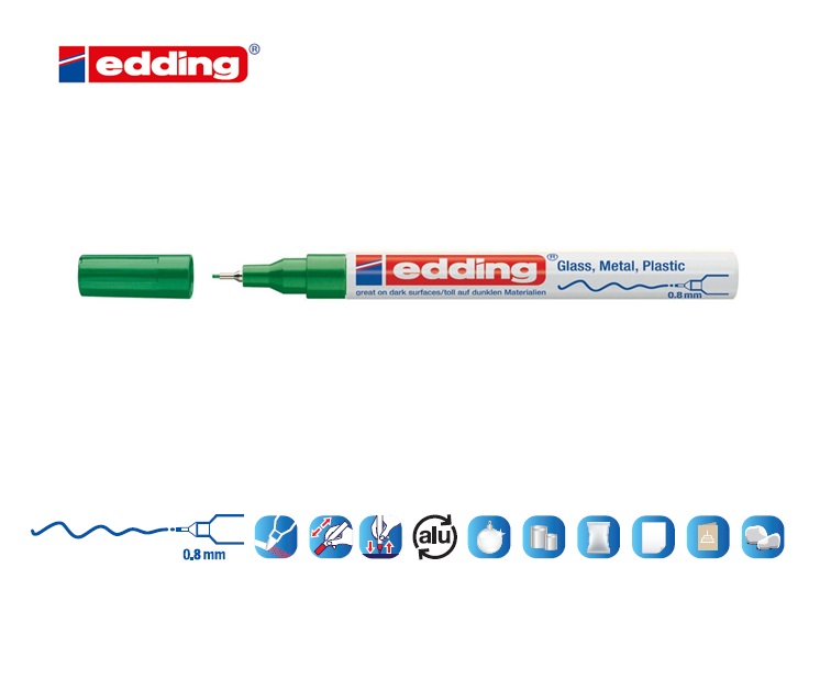 Edding 780 glanslakmarker groen