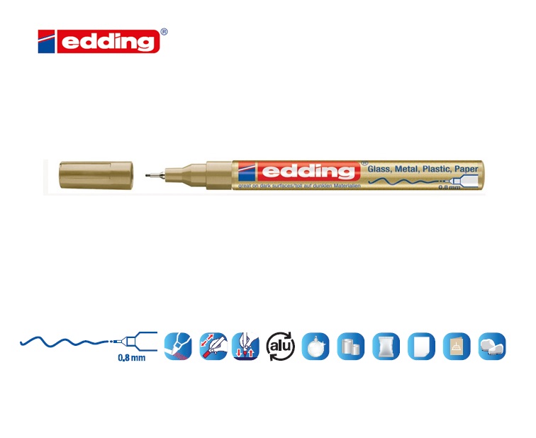 Edding 780 glanslakmarker goud