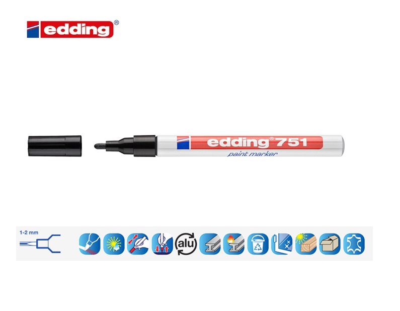 Edding 751 lakmarker blauw | DKMTools - DKM Tools