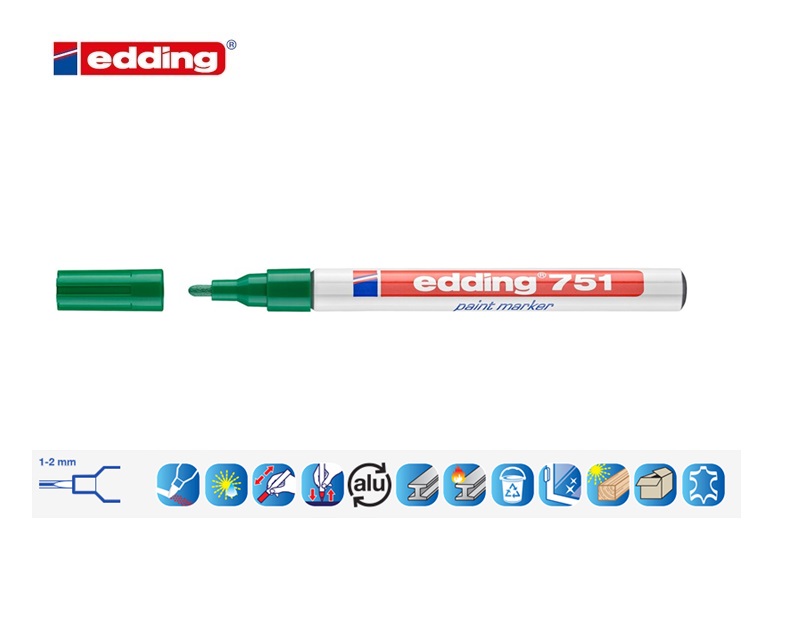 Edding 751 lakmarker groen