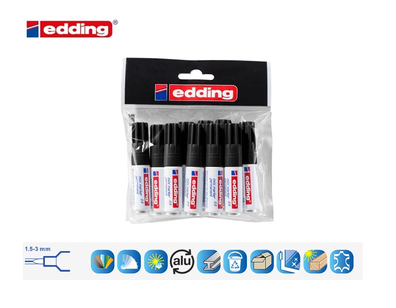 Edding 0,5 mini permanent marker blister van 4 assorti | DKMTools - DKM Tools