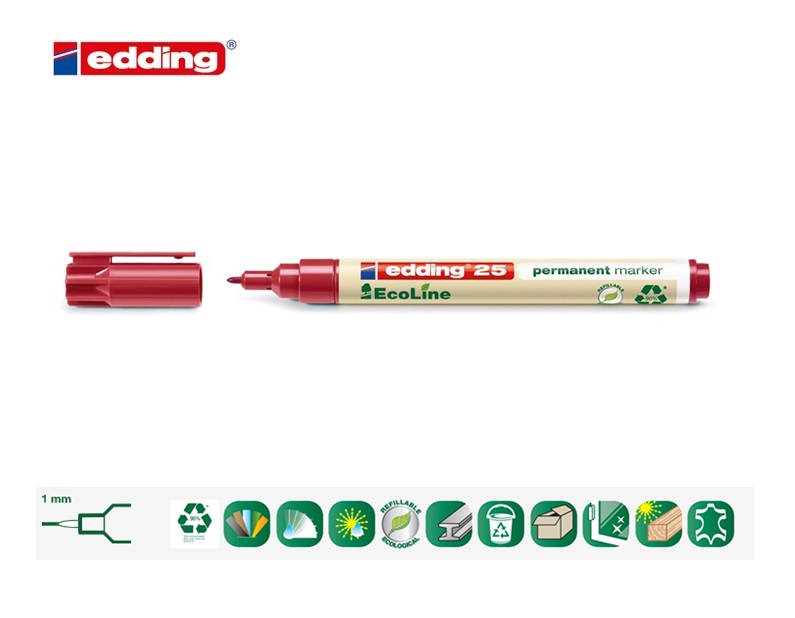 Edding 25 EcoLine permanent marker zwart | DKMTools - DKM Tools