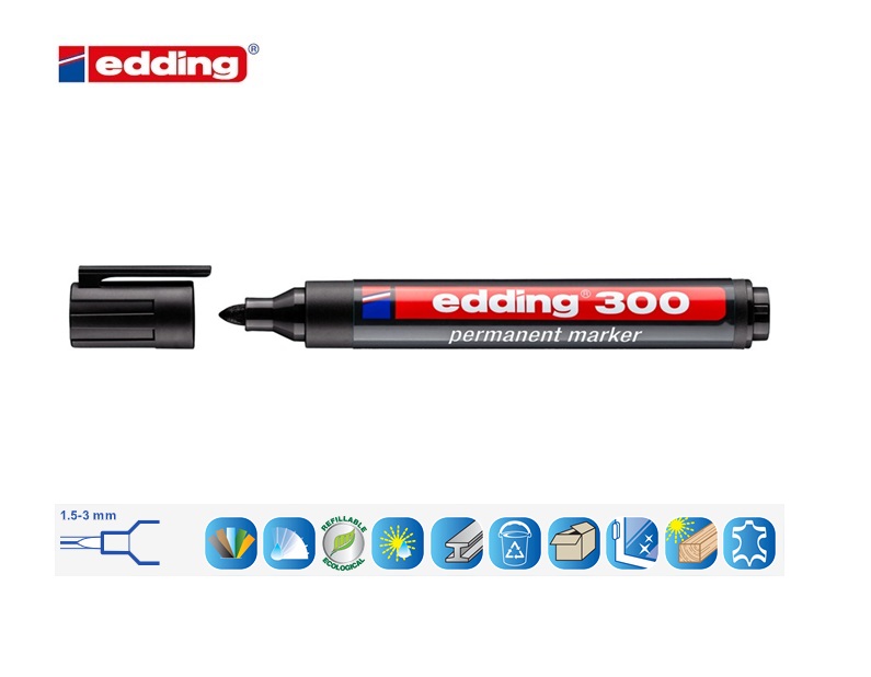 Edding 300 permanent marker lichtblauw | DKMTools - DKM Tools