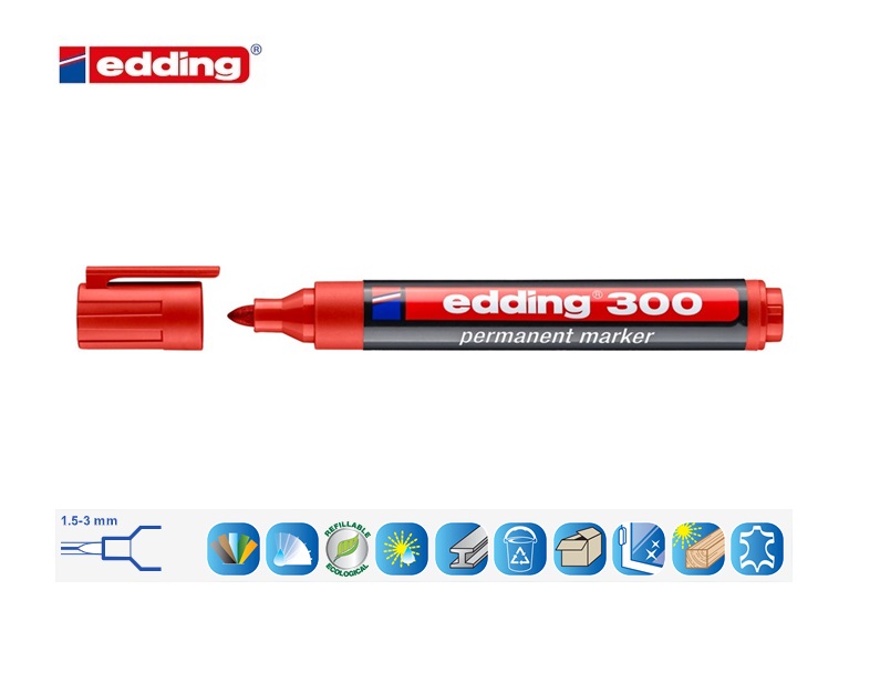 Edding 300 permanent marker blauw | DKMTools - DKM Tools