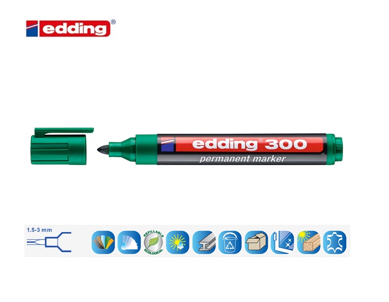 Edding 300 permanent marker rood | DKMTools - DKM Tools