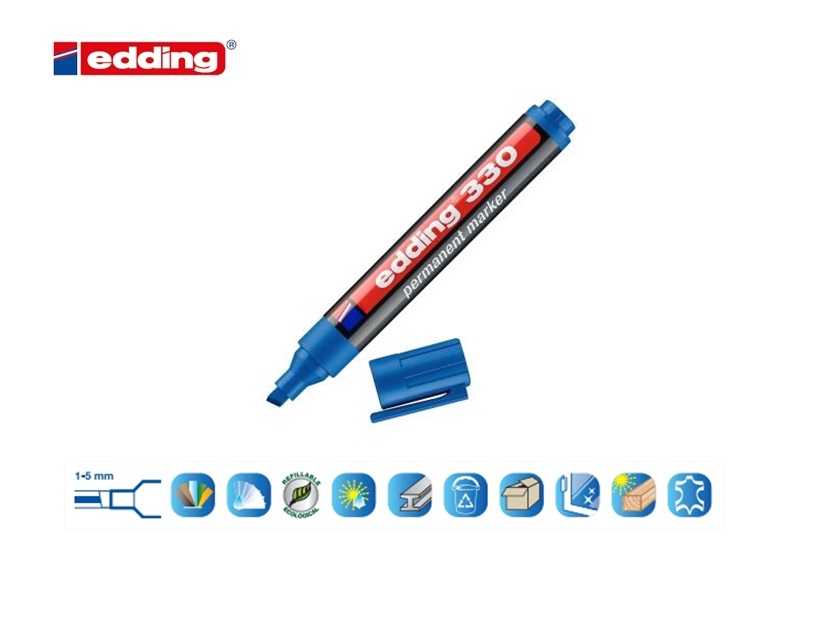 Edding 330 permanent marker lichtblauw | DKMTools - DKM Tools