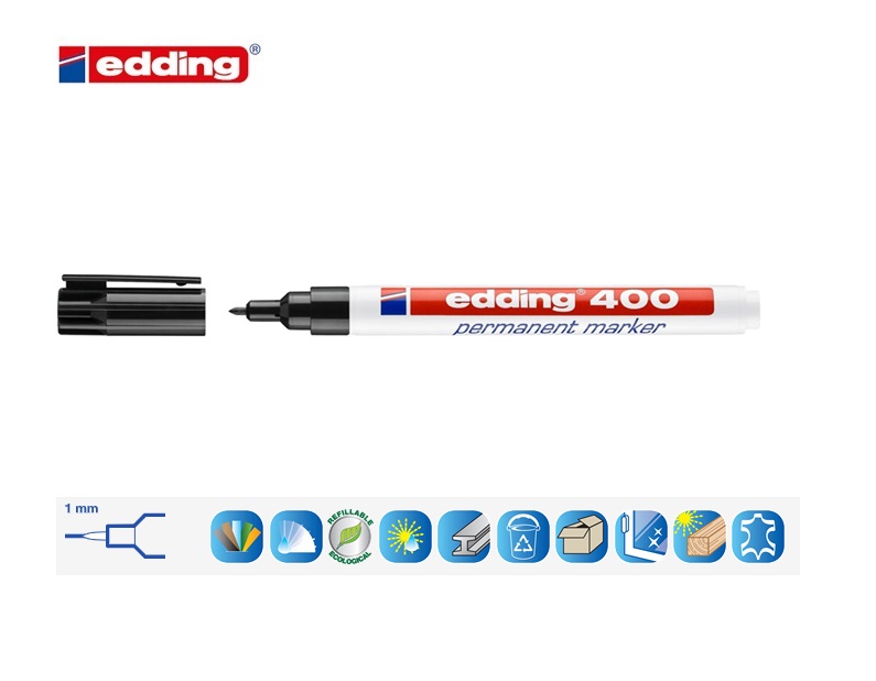 Edding 400 permanent marker zwart