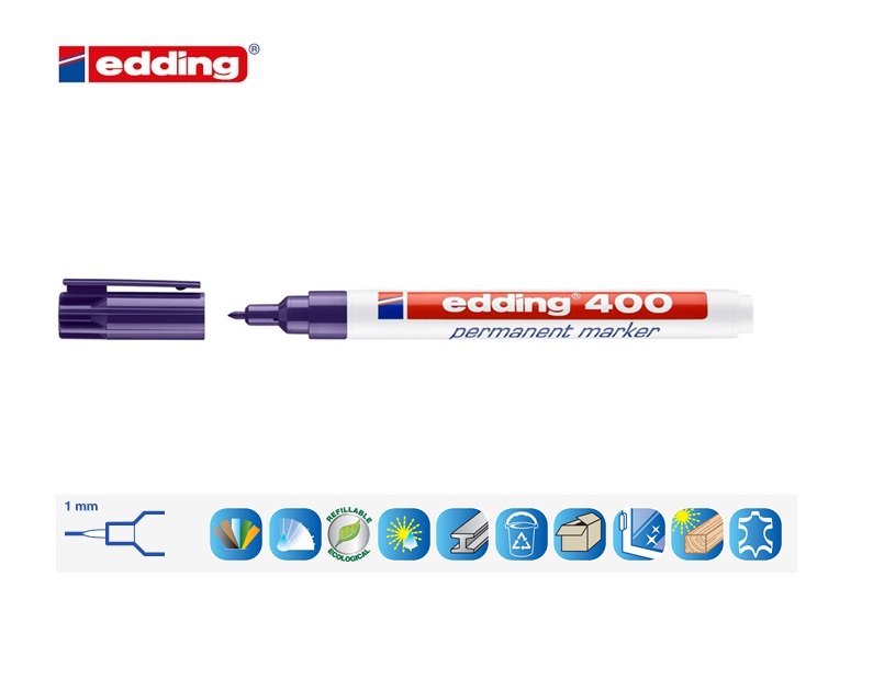 Edding 400 permanent marker violet