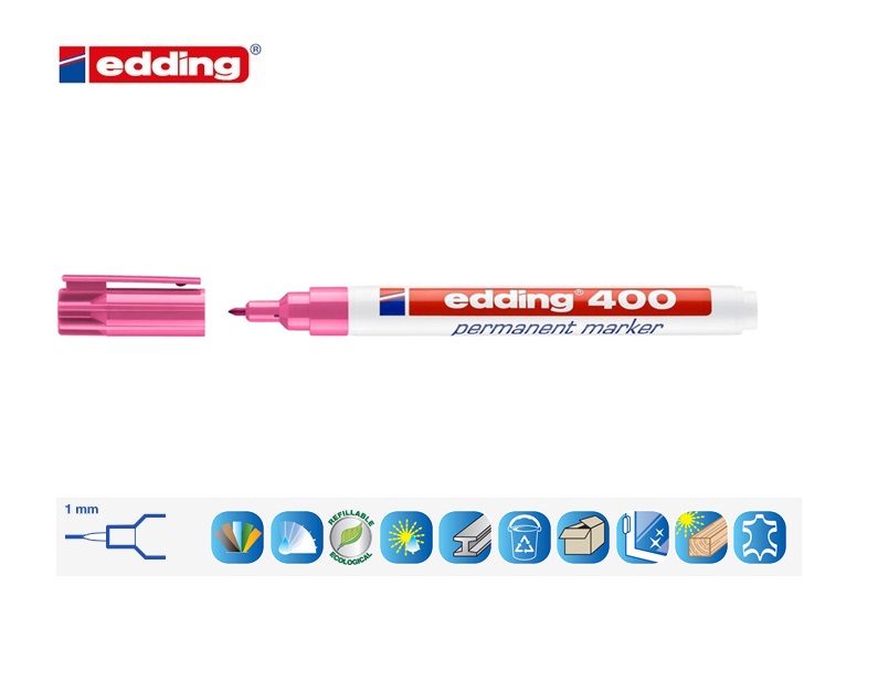 Edding 400 permanent marker roze