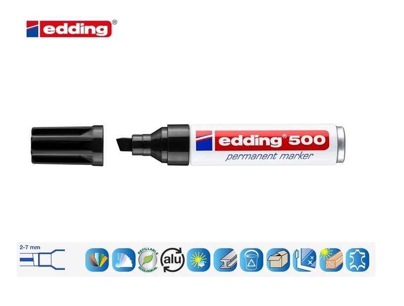 Edding 500 permanent marker geel | DKMTools - DKM Tools